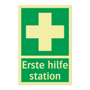 Erste hilfe station