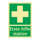 Erste hilfe station