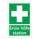 Erste hilfe station