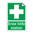 Erste hilfe station