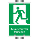 Feuerschutztür freihalten