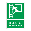 Fluchtfenster mit Feuerleiter