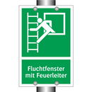 Fluchtfenster mit Feuerleiter