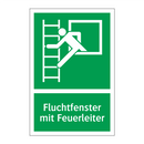 Fluchtfenster mit Feuerleiter