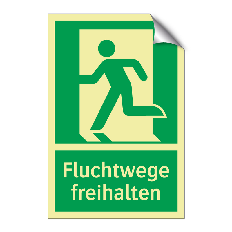 Fluchtwege freihalten