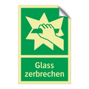 Glass zerbrechen