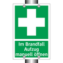 Im Brandfall Aufzug manuell öffnen