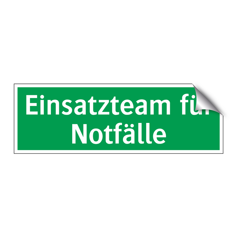 Einsatzteam für Notfälle