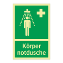 Körper notdusche
