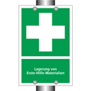 Lagerung von Erste-Hilfe-Materialien