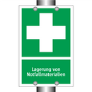 Lagerung von Notfallmaterialien