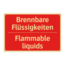 Brennbare Flüssigkeiten - Flammable liquids