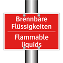 Brennbare Flüssigkeiten - Flammable liquids