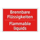 Brennbare Flüssigkeiten - Flammable liquids