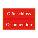 C-Anschluss - C-connection