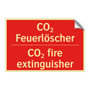 CO₂ Feuerlöscher - CO₂ fire extinguisher
