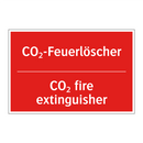 CO₂-Feuerlöscher - CO₂ fire extinguisher