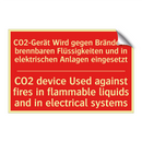 CO2-Gerät Wird gegen Brände in /.../ - CO2 device Used against fires /.../