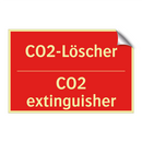 CO2-Löscher - CO2 extinguisher