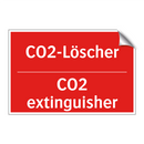 CO2-Löscher - CO2 extinguisher