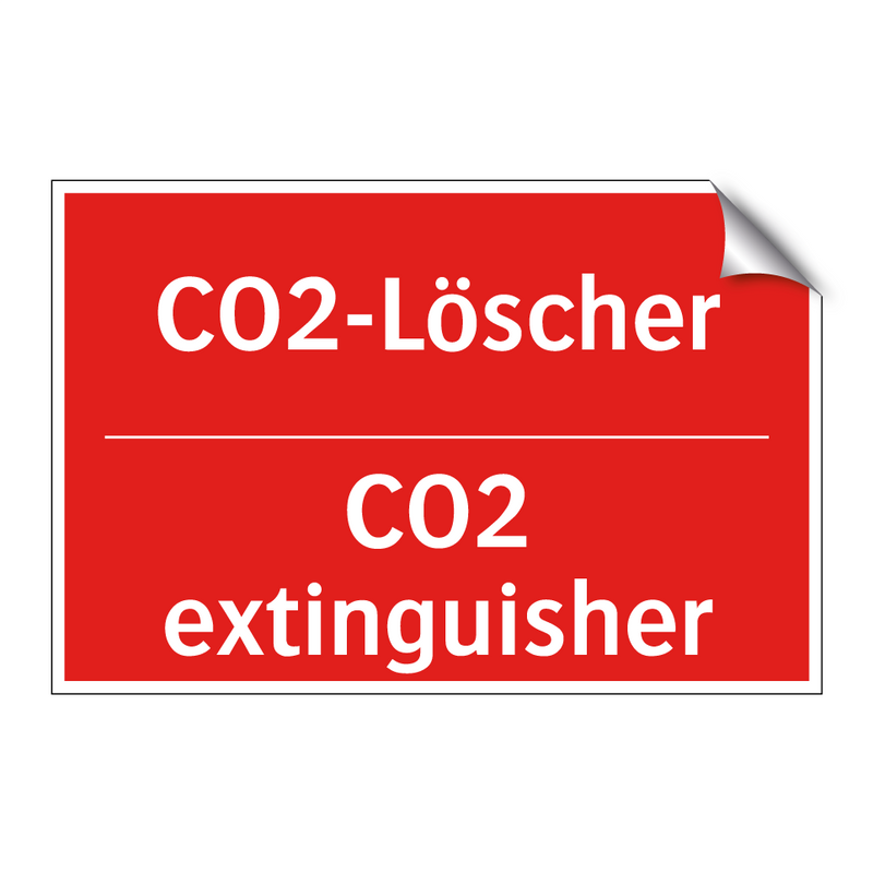 CO2-Löscher - CO2 extinguisher