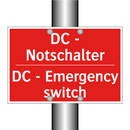 DC - Notschalter - DC - Emergency switch