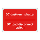 DC-Lasttrennschalter - DC load disconnect switch