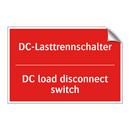 DC-Lasttrennschalter - DC load disconnect switch