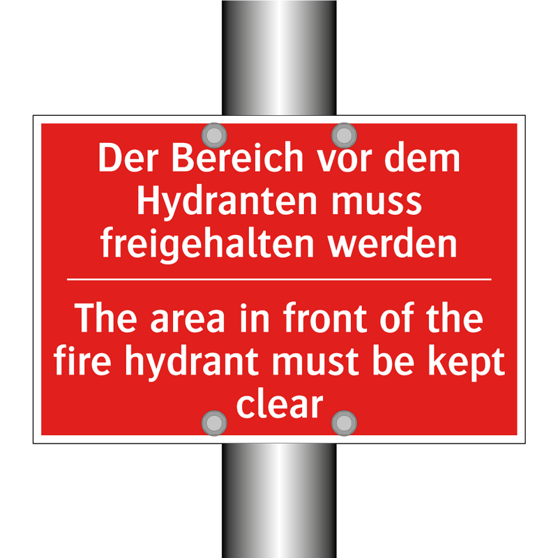 Der Bereich vor dem Hydranten /.../ - The area in front of the fire /.../