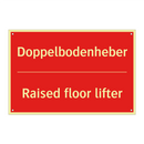 Doppelbodenheber - Raised floor lifter