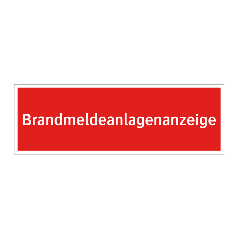 Brandmeldeanlagenanzeige