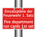 Einsatzpläne der Feuerwehr 1. /.../ - Fire department run cards 1st /.../