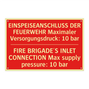 EINSPEISEANSCHLUSS DER FEUERWEHR /.../ - FIRE BRIGADE'S INLET CONNECTION /.../