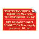 EINSPEISEANSCHLUSS DER FEUERWEHR /.../ - FIRE BRIGADE'S INLET CONNECTION /.../