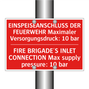 EINSPEISEANSCHLUSS DER FEUERWEHR /.../ - FIRE BRIGADE'S INLET CONNECTION /.../