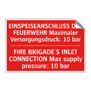 EINSPEISEANSCHLUSS DER FEUERWEHR /.../ - FIRE BRIGADE'S INLET CONNECTION /.../