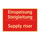 Einspeisung Steigleitung - Supply riser