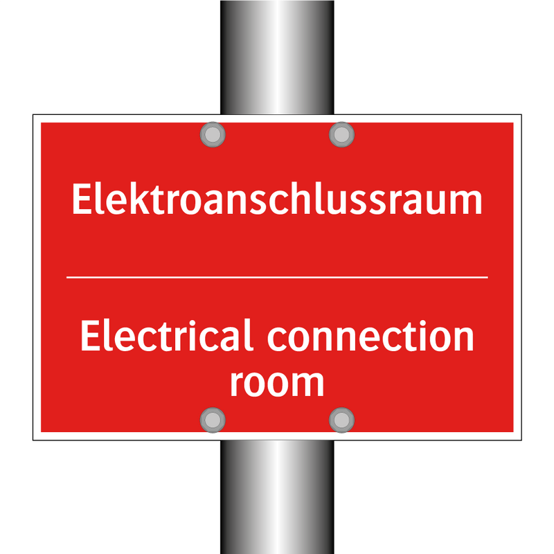 Elektroanschlussraum - Electrical connection room