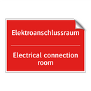Elektroanschlussraum - Electrical connection room