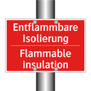 Entflammbare Isolierung - Flammable insulation