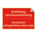 Entlüftung Löschwasserleitung - Ventilation extinguishing water /.../