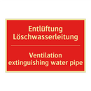 Entlüftung Löschwasserleitung - Ventilation extinguishing water /.../