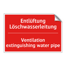 Entlüftung Löschwasserleitung - Ventilation extinguishing water /.../