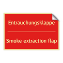 Entrauchungsklappe - Smoke extraction flap