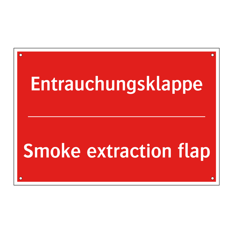 Entrauchungsklappe - Smoke extraction flap