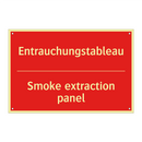 Entrauchungstableau - Smoke extraction panel