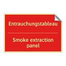 Entrauchungstableau - Smoke extraction panel