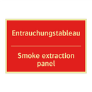 Entrauchungstableau - Smoke extraction panel