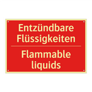Entzündbare Flüssigkeiten - Flammable liquids