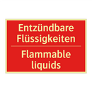 Entzündbare Flüssigkeiten - Flammable liquids